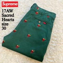 Supreme Sacred Hearts Work Pant 30 総柄 緑