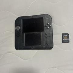 ニンテンドー2DS 本体 ブラック SDカード付き タッチペンなし