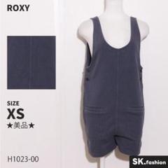 ★美品★ ROXY オールインワン　コンビネゾン　ショート丈　パイル地　ポケット
