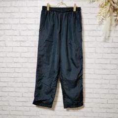 【美品】トラックパンツ ジャージ ネイビー 裏フリース ランニング W74 L