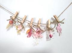 【お値下げ中♪】フラワーガーランド❁ベリーピンク×ピンク×アイボリー❁