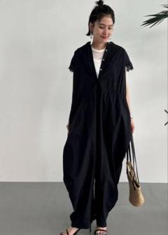 新品未使用【完売】Curensology コットンナイロンサロペットパンツ Curensology（カレンソロジー）の「Curensology(カレンソロジー