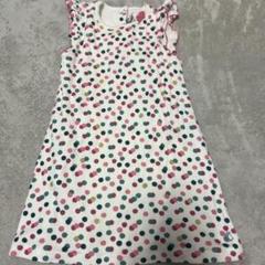 プチバトー　ロンパース付き ワンピース　86cm