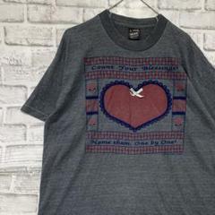USA製90sヴィンテージTシャツ！シングルステッチ　グレー半袖古着　L728