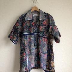 未使用　MIYAGIHIDETAKA フラワー　バンダナ　パッチワーク　シャツ 未使用 MIYAGIHIDETAKA フラワー バンダナ パッチワーク シャツ