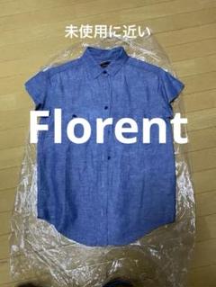 Florent フローレント　麻混　　　　　　　　フレンチスリーブトップス日本製