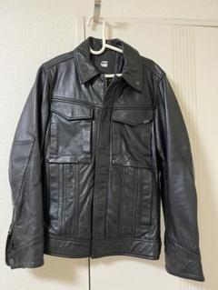 G-STAR ブラックレザーライダースジャケット G-STAR RAW（ジースターロゥ）｜ライダースジャケット一覧 - WEAR