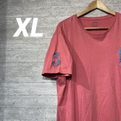 POLO RALPH LAUREN ラルフローレン　ピンク　刺繍 Tシャツ　XL