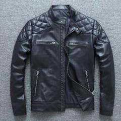 未使用級✨3XL✨️FORTIME 裏地チェック シングルライダースジャケット 未使用級✨3XL✨️FORTIME 裏地チェック シングルライダース
