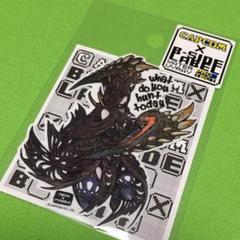 モンハン ウルズγ装備 ステッカー B-SIDE LABEL カプコン 残1】ウルズγ装備 CAPCOM×B-SIDE LABEL モンハンステッカー