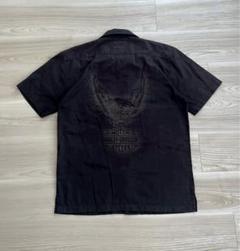 ハーレーダビッドソン　半袖　ワークシャツ　boxシルエット　バイカー　アメカジ ハーレーダビッドソン 半袖 ワークシャツ boxシルエット