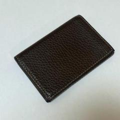 未使用 PRESSo プレッソ レザー三つ折り財布 ミニ財布 黒 ミニマ