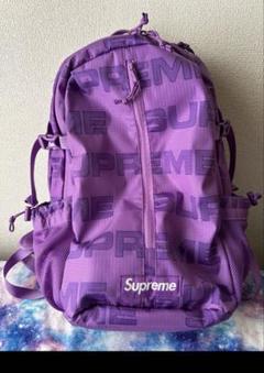 Supreme シュプリーム 2018AW purple バックパック supreme シュプリーム 2018AW purple バックパック - メルカリ