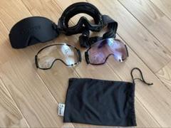⚠️中古SWANS ROVOゴーグル lens中央に傷あります クリア換