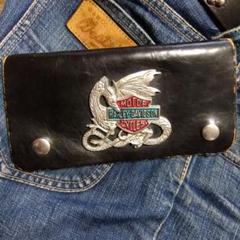 Harley-Davidson レザー長財布 ヴィンテージ Yahoo!オークション -「ハーレー ダビッドソン 財布」の落札相場