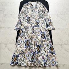 定価8.8万 タグ付✨️24AW イズニックタイルプリントワンピース 定価8.8万 タグ付✨️24AW イズニックタイルプリントワンピース