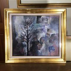 田中みどり 「白椿」真筆 油絵 絵画 SM 油彩 田中みどり 「白椿」真筆 油絵 絵画 SM 油彩