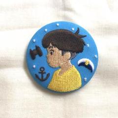 ジブリ - ジブリ ハウルの動く城 刺繍 缶バッジの通販 by