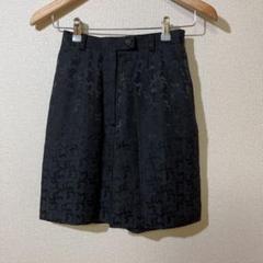 mila schon SPORTS ミラショーン 総柄ハーフパンツ ロゴ柄 黒のサムネイル