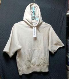 AMERICANA ベージュ パーカー AMERICANA/アメリカーナ】 WIDE FULLZIP HOODIE（パーカー）｜L
