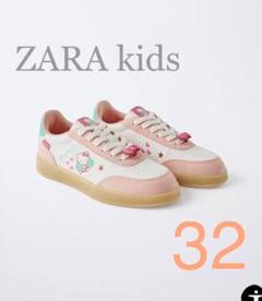 【新品】ZARA kids Hello Kitty カジュアルスニーカー　32