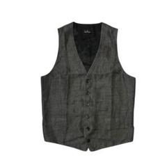 【美品】ポールスミス 現行 ジレ ベスト M チェック 派手柄 日本製 グリーン Paul Smith - ポールスミス 花柄 リネン ジレ ベスト フラワー M
