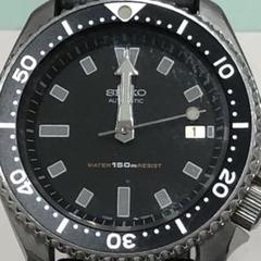 SEIKOスクーバー ブラックダイバーフィフス7002なかなかの美品 SEIKOスクーバー ブラックダイバーフィフス7002なかなかの美品
