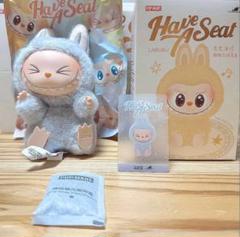 LABUBU Have a Seat ラブブ HEHE グレー　正規品 2025年最新】popmart labubu have a seatの人気アイテム - メルカリ