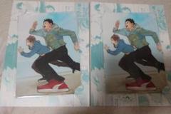 新品　ハイキュー　原画展　スクールデイズ　ブロマイド　2種　希少 ハイキュー!! スクールデイズブロマイド 2点セット 未開封