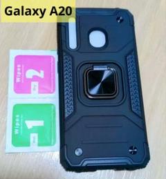 Galaxy A20強化ガラススクリーンGalaxyA20/A30用 ブラック