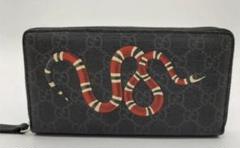 極美品　グッチ　スネーク　ブラック長財布 Amazon.co.jp: グッチ 財布 575364-8666 GUCCI メンズ L字