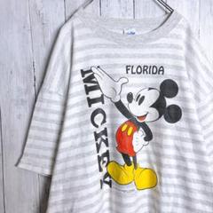 【90s USA古着】 Disney vintage ボーダーTシャツ XL