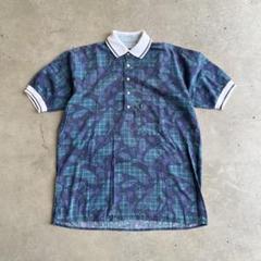 90s Jack Nicklaus ハーフボタンシャツ ポロ 鹿の子 リンガー