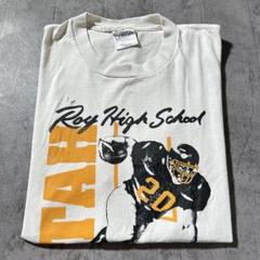 ONEITA シングルステッチ Tシャツ アメフト 90s USA製 ホワイト