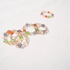 ▪️オリエンタル風ビーズリング