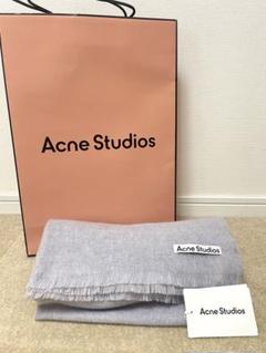 最終値下げ2024AW新品未使用　Acne Studios フリンジ付きマフラー 2025年最新】acne studios マフラー ホワイトの人気アイテム
