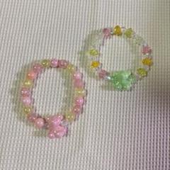 アクリルビーズのブレスレット　④