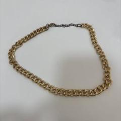 ゴールドリンクチェーンネックレス