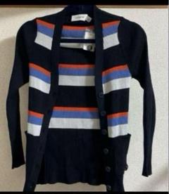 美品✨ COACH コーチ ケーブルニット カーディガン フラワーネイビー 美品✨ COACH コーチ ケーブルニット カーディガン フラワー