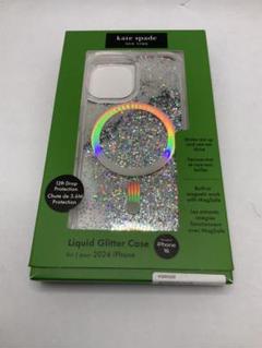 【新品】 ケイトスペード iPhone16 ハードケース グリッター