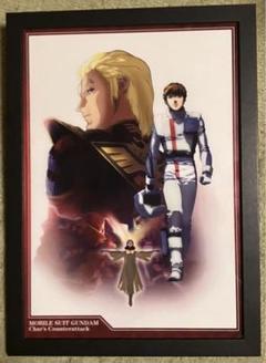 機動戦士ガンダム　逆襲のシャア　アムロ＆シャア　額装品アートパネル 機動戦士ガンダム 逆襲のシャア アムロ&シャア&ララァ 額装品