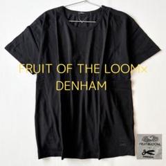 【新品】DENHAMデンハムコラボTee 黒 Mメンズ 妊婦のサムネイル