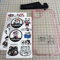iPhone 15 / 14 Plus 用 ケース クリア クリスタルピンク