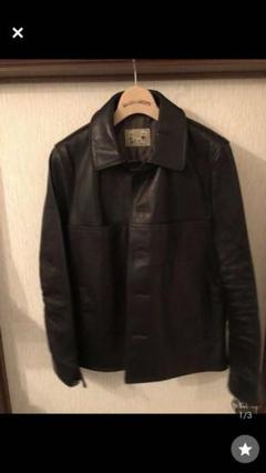 Varde77 DAMAGE HORSE LEATEAR AGINGJACKET