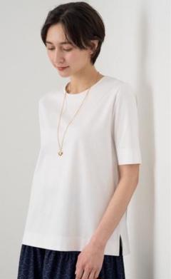 アナイ☆和紙かのこパフスリーブプルオーバー 白 36☆ 895】美品 アナイ 和紙かのこパフスリーブ プルオーバー 水色 38