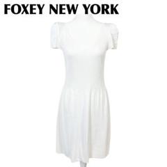 FOXEY NEW YORK 半袖　ブラウス　ホワイト　38 美品 楽天市場】FOXEY BOUTIQUE ブラウス サマー