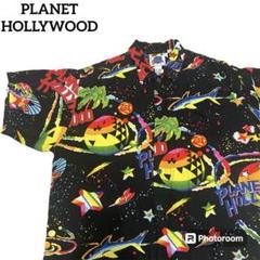 90s PLANET HOLLYWOOD USA製 宇宙柄 開襟 アロハシャツ m68870142442_1.jpg?1717338772