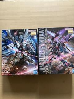 MG フリーダムガンダム Ver.2.0 ジャスティスガンダム 未組立て
