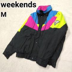【海外古着】　中綿ジャケット　M　ブルゾン　メンズ