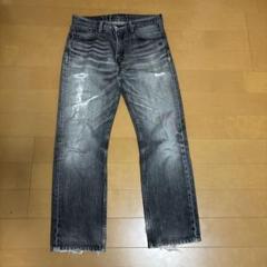希少 リーバイス 517 先染めW31 ブラックデニム フィリピン製